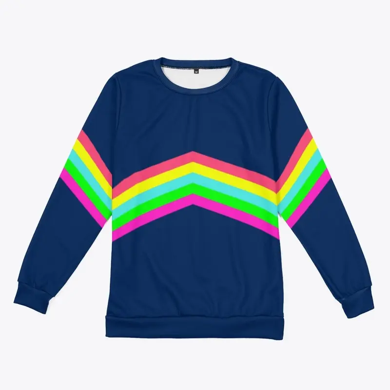 Retro Ridge Navy Sweater