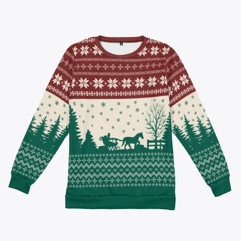 Winter Sleigh Ride Sweater