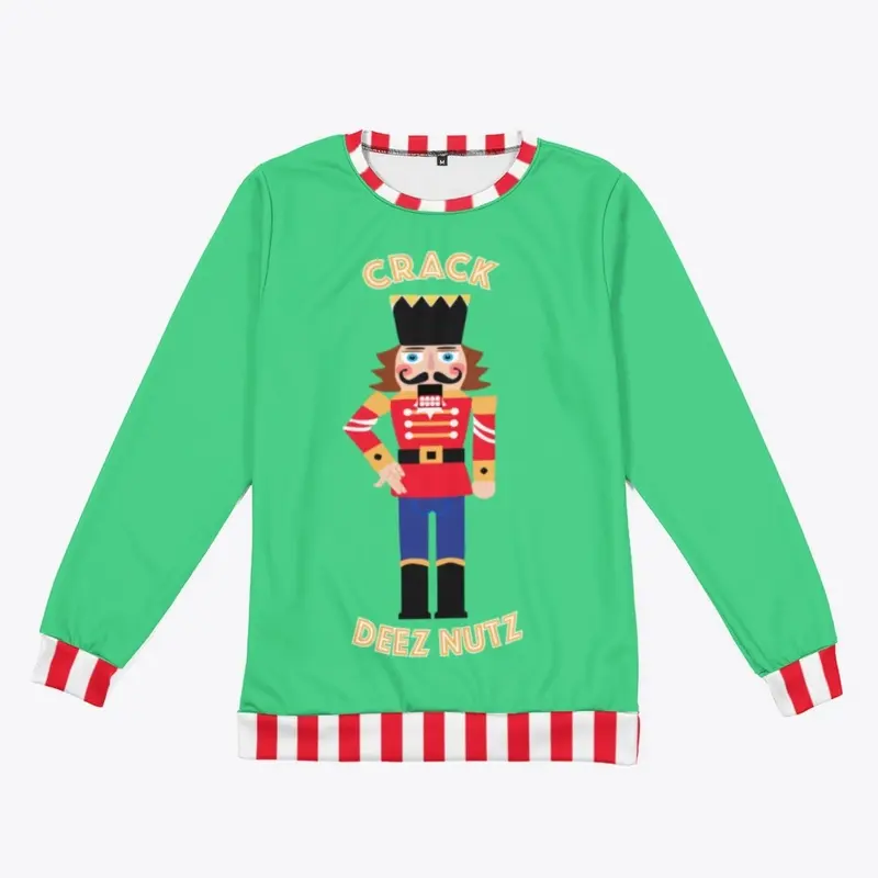 Crack Deez Nutz Christmas Sweater